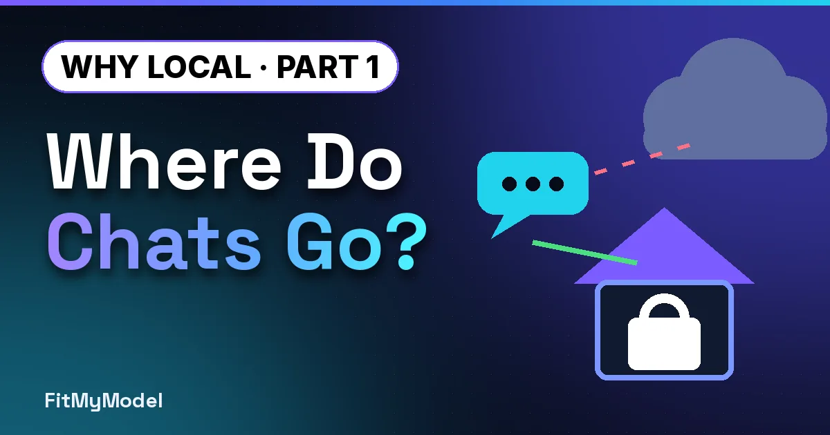 Illustrated thumbnail: “Where Do Chats Go?” with a chat bubble, a cloud and a house with a padlock